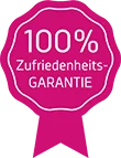 100 % Zufriedenheitsgarantie