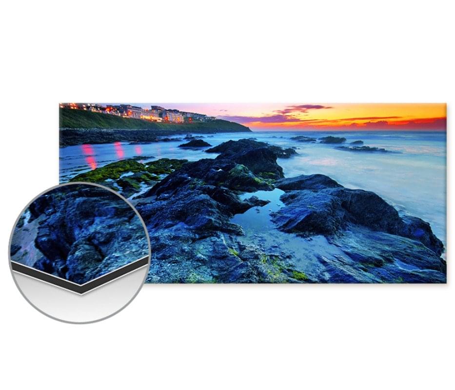 Panorama Poster auf Alu-Dibond 20 x 60 Quer