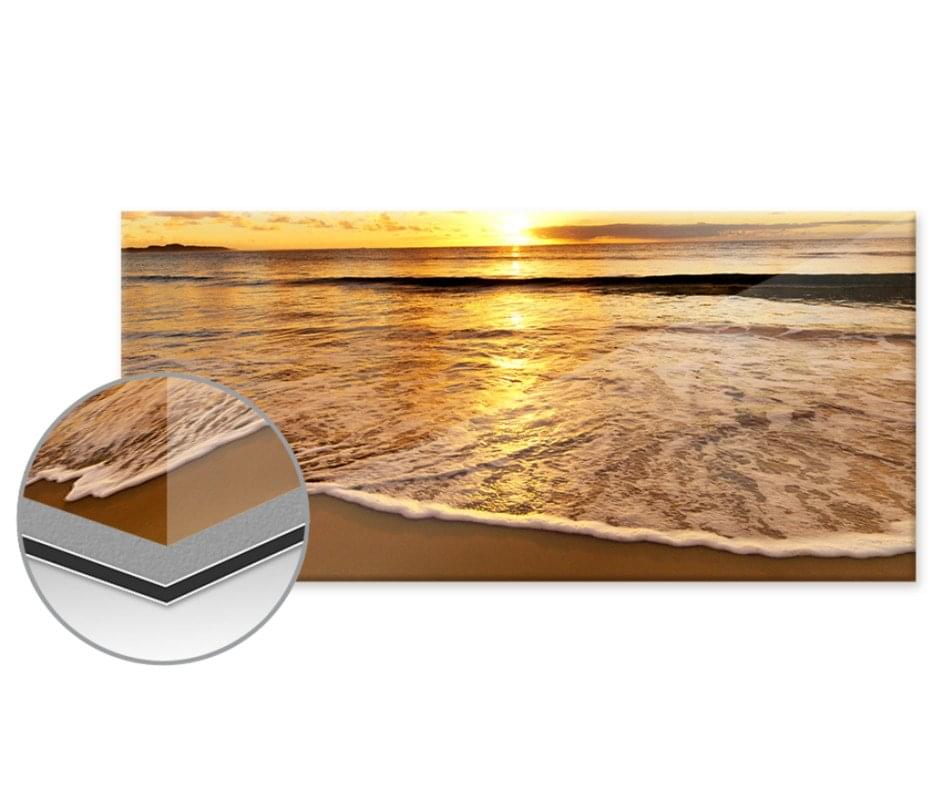 Poster auf Alu-Dibond hinter Acryl 20 x 60 Quer